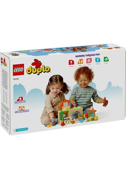 Nessiworld 10416 LEGO Duplo Çiftlik Hayvanlarının Bakımı 74 Parça +2 Yaş indirimleri
