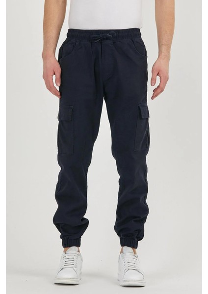 Erkek Lastikli Kargo Cepli Laci Jogger Pantolon
