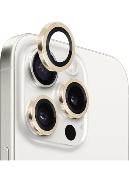 Ally iPhone 15 Pro/15 Pro Max Kamera Lens Koruma CAMI-(5775) - ETC5180-2709