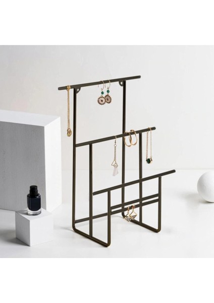 Şık Siyah Takı Düzenleyici, Stand ve Saklama Alanı fırsatları