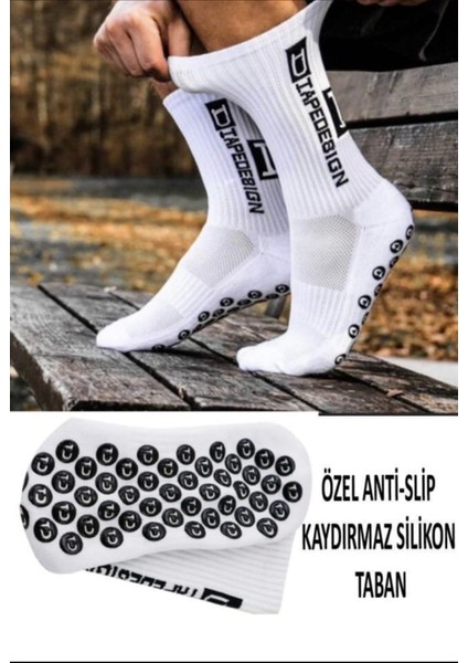 2 Çift Futbol Extra Güçlendirilmiş Kauçuk Kaydırmaz Taban Dikişsiz Maç Sporcu Tozluk Halı Saha Çorap fiyatları