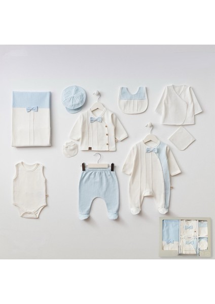 Erkek Bebek 0-3 Ay Karizma Nervüllü 10 Lu Hastane Çıkış Seti