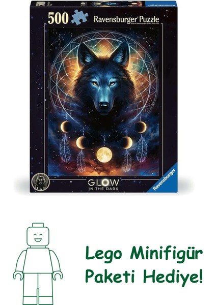 Ravensburger 500P Puzzle Parlayan Kurt, Yapboz