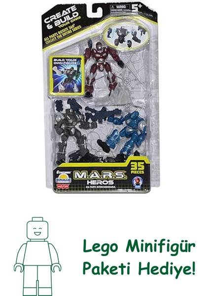 Sunman S00040930 Sun-Hpk-Figür Set M.a.r.s.heros 3lü 35PRÇ.3A.