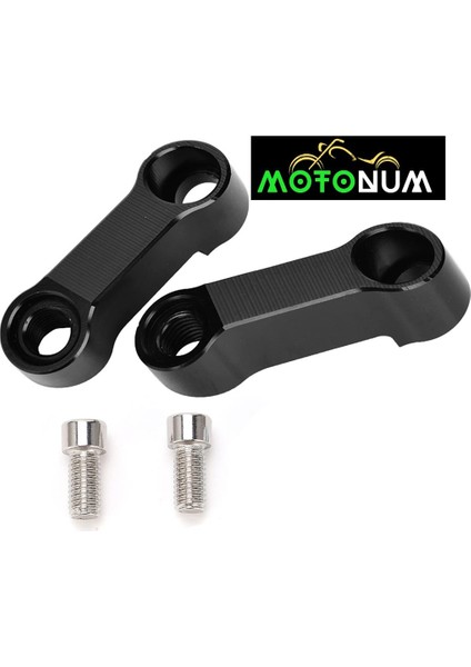 Motosiklet Ayna Bağlantısı Uzatma Aparatı Takım Yana Doğru 8mm M0005