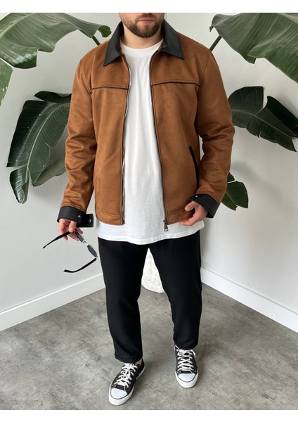 Erkek Taba Mevsimlik Süet Ceket fiyatları