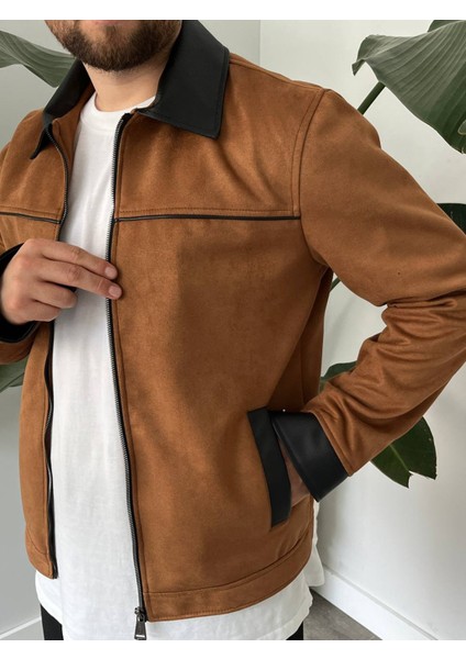 Erkek Taba Mevsimlik Süet Ceket fırsatları