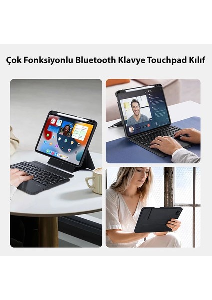Dux Ducis iPad Pro 12.9 Dk Series Kablosuz Bluetooth Klavye Touchpad KILIF-(5775) - ETC6747-3837 indirimleri