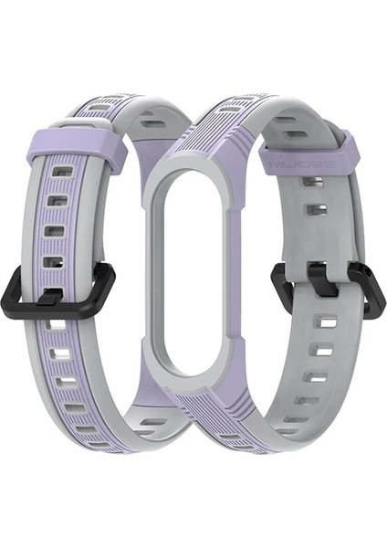 Mijobs Xiaomi Mi Band 5-4 Çift Renk Kayış KORDON-(5775) - ETC9742-1704