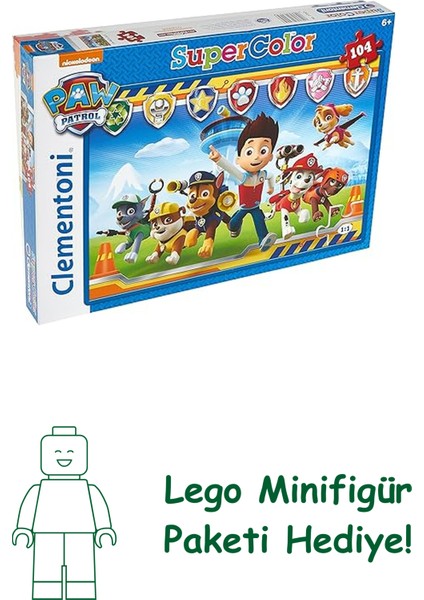 Clementoni - 104 Parça Puzzle - Paw Patrol - 1