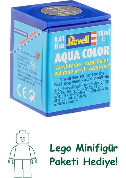 Revell - Su Bazlı Maket Boyası Gri Mat 18 ml (36147)