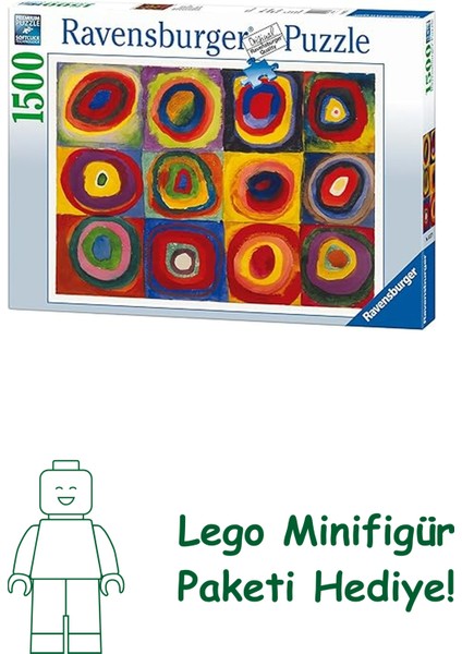 Ravensburger 16377 – Kandinsky: Kareler 1913 – 1500 Parça Puzzle
