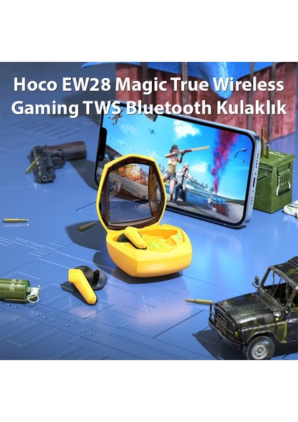 Hoco EW28 Bluetooth 5.3 Magic True Wireless Gaming Tws Bluetooth KULAKLIK-(5775) - ETC9813-1761 modelleri