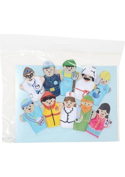Nessiworld AND-5197 Meslekler Parmak Kukla 10'lu -Anadolu Oyuncak