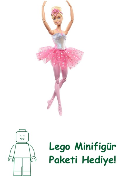 Barbıe™ Dreamtopıa Işıltılı Balerin™ Barbie Bebek | Sarışın Balerin Bebek | Sihirli Işık Özelliği HLC25