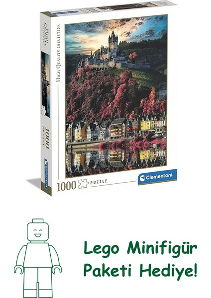 Clementoni - 39648-1000 Parça Collection Yetişkin Puzzle - Cochem Castle