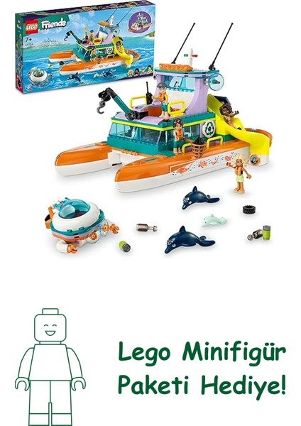 ® Friends Deniz Kurtarma Teknesi 41734 Oyuncak Yapım Seti (717 Parça)