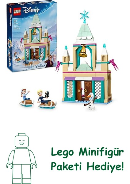ǀ Disney Frozen Arendelle Karlar Ülkesi Şatosu 43265-5 Yaş ve Üzeri Çocuklar Için Mini Elsa Bebek Içeren Oyuncak Yapım Seti, Doğum Günü Hediyesi (177 Parça)