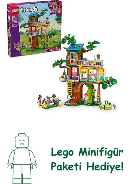 Friends Arkadaşlık Ağaç Ev Buluşma Yeri 42652-8 Yaş ve Üzeri Kız ve Erkek Çocukları Için Mini Bebek Içeren Yaratıcı Oyuncak Yapım Seti, Doğum Günü Hediyesi (701 Parça)