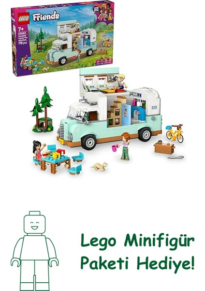 Friends Arkadaşlık Karavan Macerası 42663-7 Yaş ve Üzeri Kız ve Erkek Çocukları Için Mini Bebek Içeren Yaratıcı Oyuncak Yapım Seti, Doğum Günü Hediyesi (778 Parça)