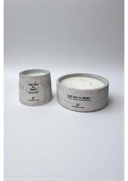 Kokulu Dekoratif Beton Mum, Yuvarlak fiyatları