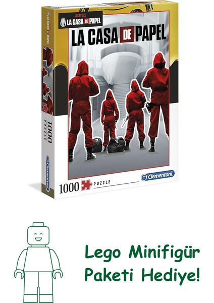 Clementoni - 1000 Parça La Casa De Papel Yetişkin Puzzle - 1