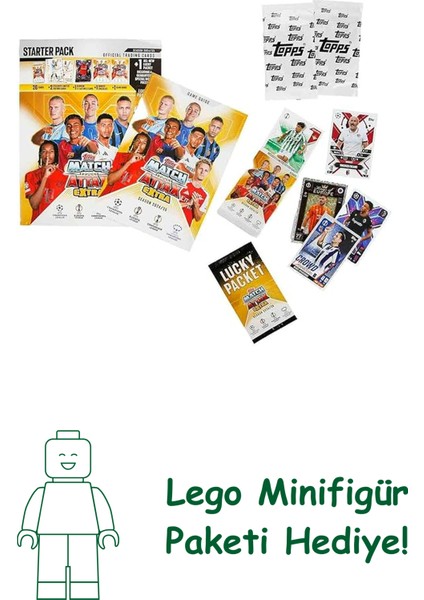 Topps Match Attax Extra 24/25 Extra Special Starter Pack (Album, 29 Cards + 3 Le Kartı Dahil!)
