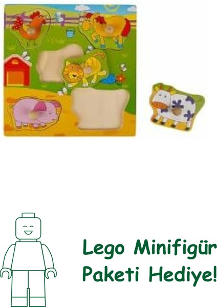 Sunman Tahta Bultak Raptiyeli Puzzle 5 Parça 2A