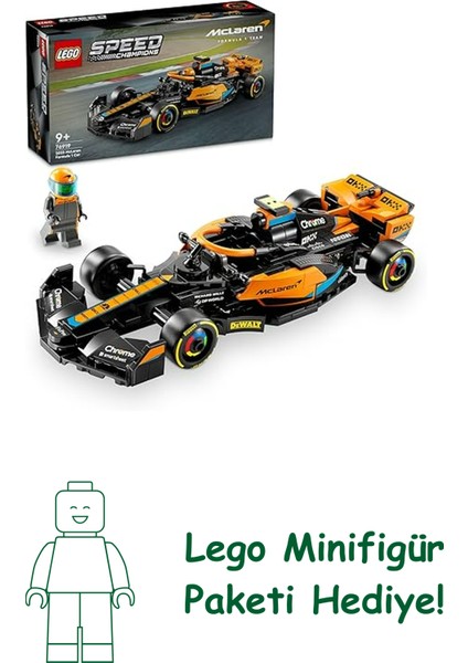 Speed Champions 2023 Mclaren Formula 1 Yarış Arabası Set 76919 – 9 Yaş ve Üzeri Kız ve Erkek Çocukları Için Koleksiyonluk Oyuncak Model Yapım Seti, Çocuk Doğum Günü Hediyesi Fikri (245 Parça)