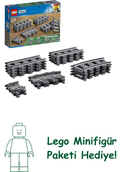 City Raylar 60205-5 Yaş ve Üzeri Çocuklar Için City Setleriyle Uyumlu Yaratıcı Oyuncak Yapım Seti (20 Parça)