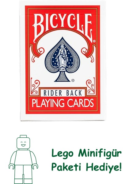 Bicycle® 807 Classic Tuck Rider Back Standard Index - Mavi/kırmızı