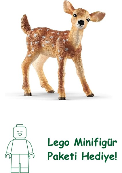 Schleich 14820 Yavru Geyik Oyuncak Figürü, Çok Renkli