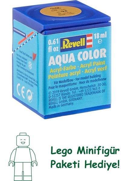 Revell - Su Bazlı Maket Boyası Altın Metalik 18 ml (36194)
