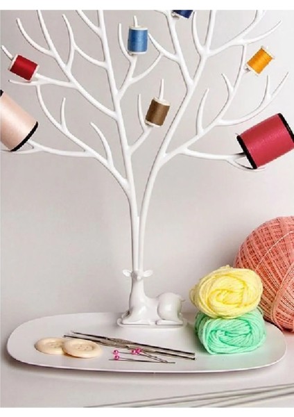 Beyaz Geyik Temalı Takı ve Mücevher Standı, Şık ve Pratik Düzenleyici fırsatları