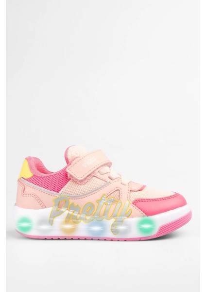 24-33 Numara Işıklı Ortopedik Kız Çocuk Spor Ayakkabı