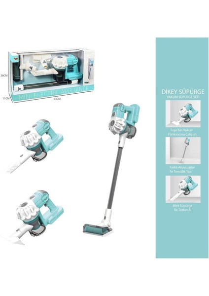 Nessiworld LS8803Q Vardem Dikey Elektrik Süpürgesi Ekranlı Kutu Yeşil-Gri 3 In1 modelleri