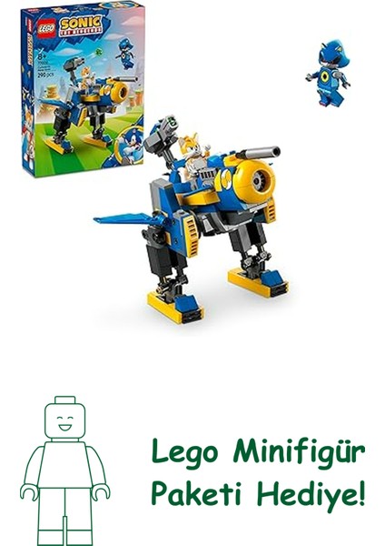 Sonic The Hedgehog Cyclone, Metal Sonic’e Karşı 77002-8 Yaş ve Üzeri Çocuklar Için Koleksiyonluk Yaratıcı Oyuncak Yapım Seti, Doğum Günü Hediyesi (290 Parça)