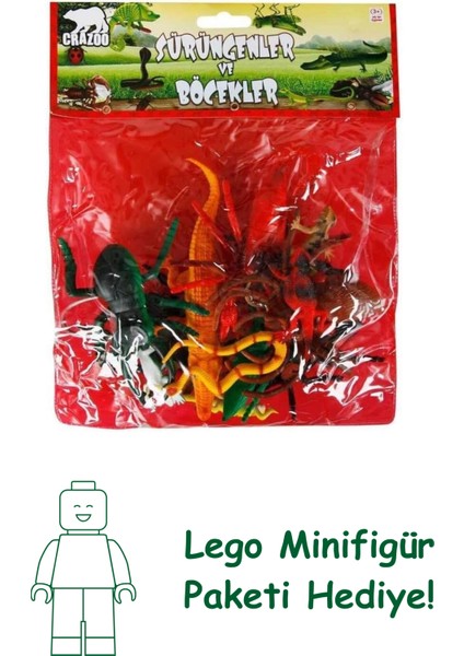 Sunman Sun-Rst-Crz-Figür Sürüngenler ve Böcekler Byk.poşet 13LÜ