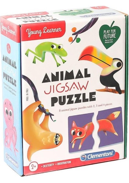 Nessiworld 75043TR Young Learner - Sevimli Hayvanlar Yapboz +3 Yaş