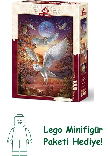 Art Puzzle Ayışığı Baykuşları 1000 Parça Puzzle