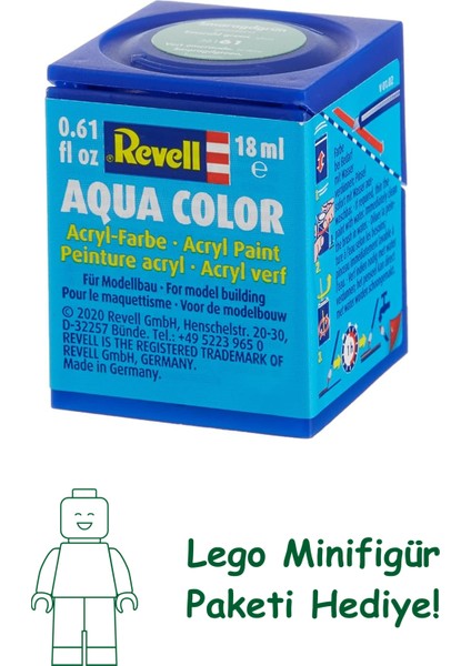 Revell - Su Bazlı Maket Boyası Zümrüt Yeşili Parlak 18 ml (36161)