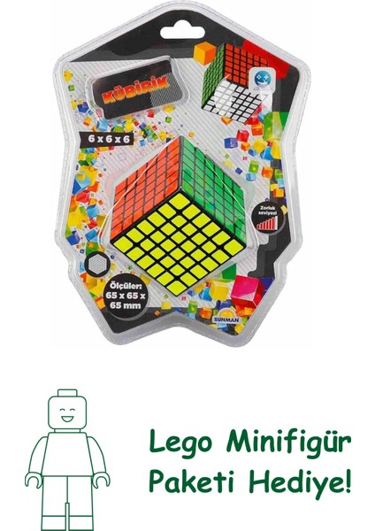 Sunman 201000603 Smile Games Kübirik Zeka Küpü 6X6X6, Çok Renkli