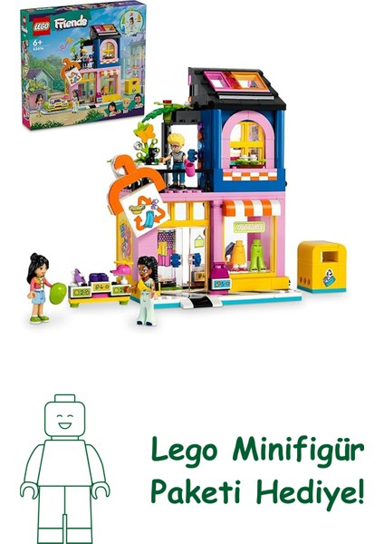Friends Vintage Giyim Mağazası 42614-6 Yaş ve Üzeri Çocuklar Için Olly, Liann ve Jordin Minifigürü Içeren Yaratıcı Oyuncak Yapım Seti (409 Parça)