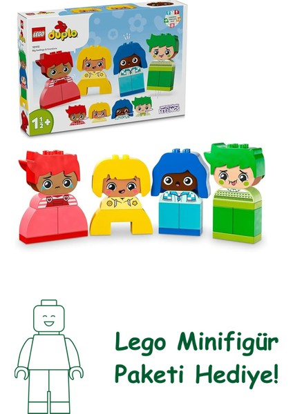Duplo Ilk Büyük Duygularım 10415-1 Buçuk Yaş ve Üzeri Çocuklar Için Kişiselleştirilebilir Eğitici Oyuncak Yapım Seti, Doğum Günü Hediyesi Fikri (23 Parça)