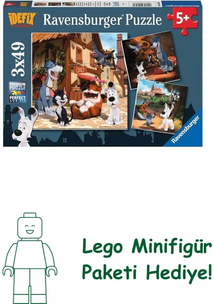 Ravensburger 3X49P Puz Idefix Yapboz