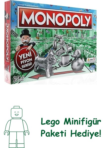 Hasbro Gaming Monopoly Kutu Oyunu, 8+ Yaş