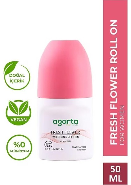 Nessiworld Agarta Doğal Roll-On Fresh Flower 50 ml