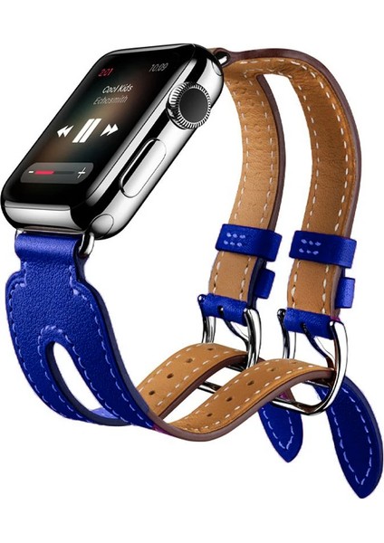 Ally Apple Watch 7-8 45MM 6-5-4 44MM Kordon Kayış H-Style 3-2-1 42MM-(5775) - ETC6104-6202