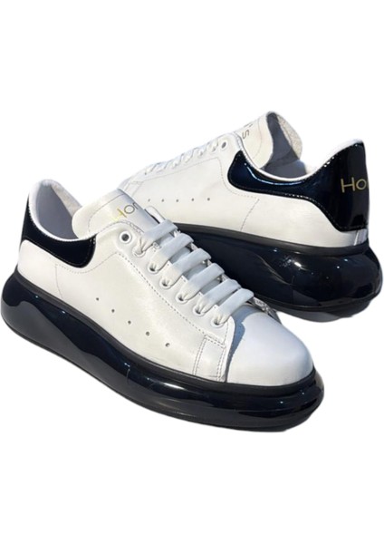 Erkek Spor Ayakkabı – Hakiki Deri, Air Taban, Bağcıklı, Günlük Kullanım Için Rahat ve Şık Sneaker fiyatları