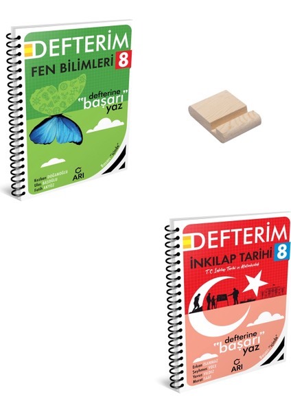 Lgs 8. Sınıf Defterim Fen Bilimleri ve Inkılap Tarihi + Telefon Standı